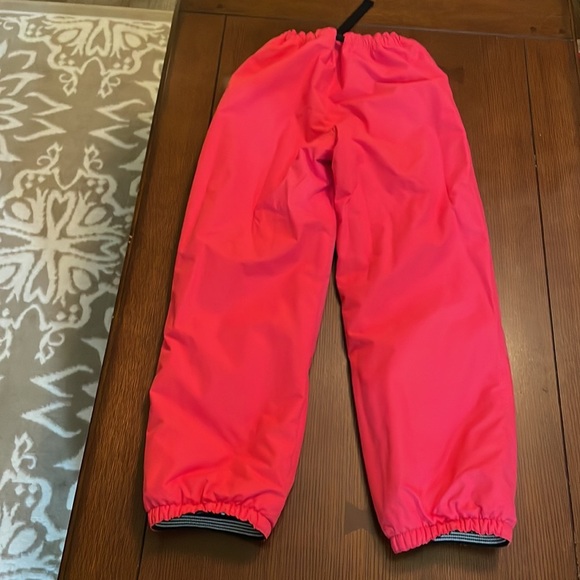 Lands' End Snow Pants Size 12. Bright pink. Fleece lined. - Picture 4 of 6